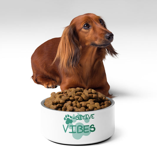 Paw-sitive Vibes Pet Bowl